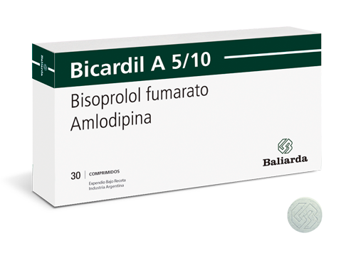 Bicardil A_5-10_30.png Bicardil A Amlodipina Bisoprolol 